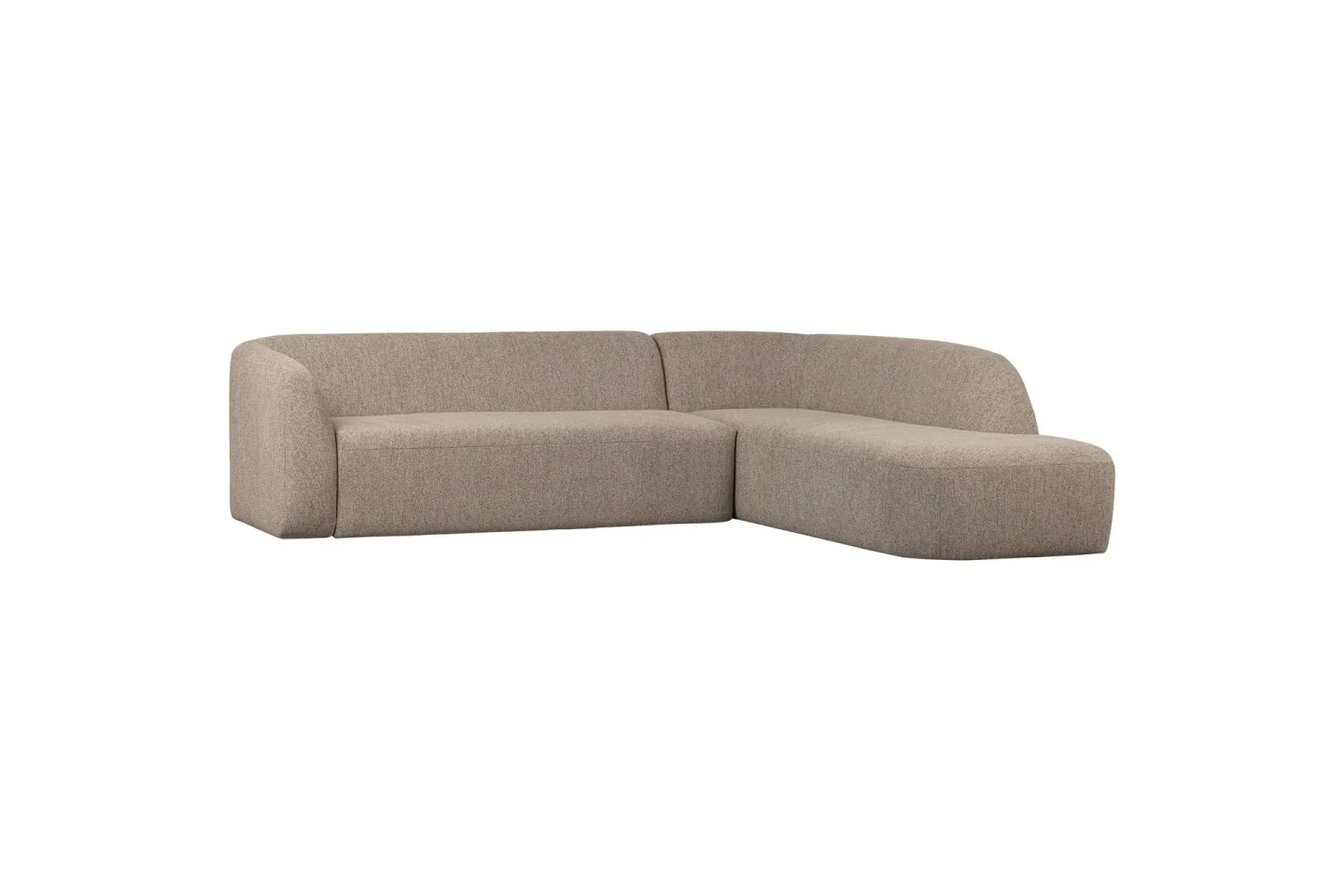 Mooli Soffa med Schäslong 3-sits - Naturmelange