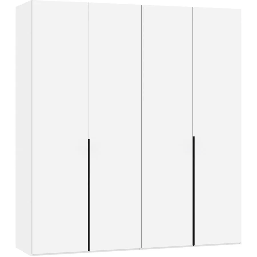 Kleiderschrank Arena Drehtüren weiss Holzwerkstoff B 202.5 cm - Schweizer Möbelhersteller