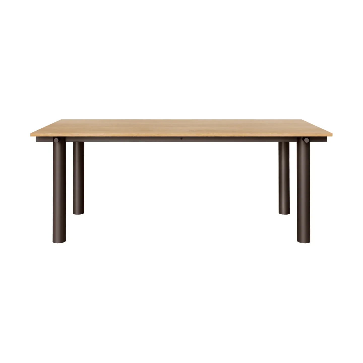 Ferm Living Atura matbord Dark chocolate-ekfanér, 90x200 cm