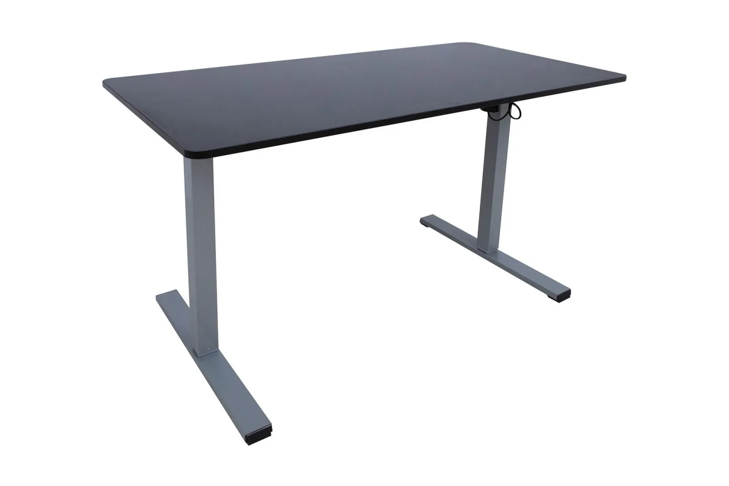 Skrivbord Ergo Optimal med motor 120x60 cm Svart/Grå -