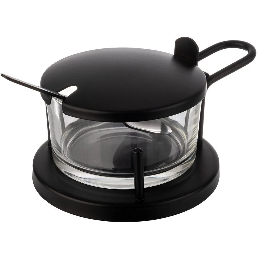 APS Classic Schwarz/Transparent Edelstahl/Glas