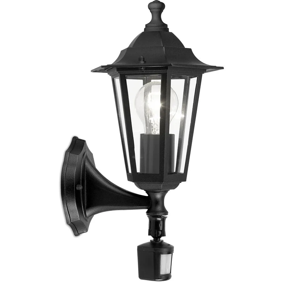 Eglo Wandlampe aussen Laterna 4 Schwarz Aluminium 36 cm - Material: Aluguss