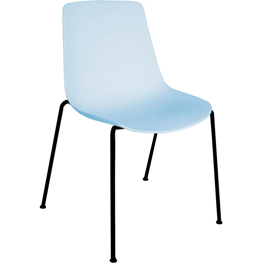 Bürostuhl Livio hellblau Polypropylen H 88 cm