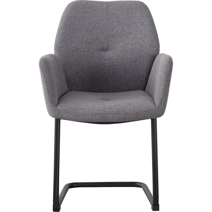 Stuhl Oslos grau Polyester