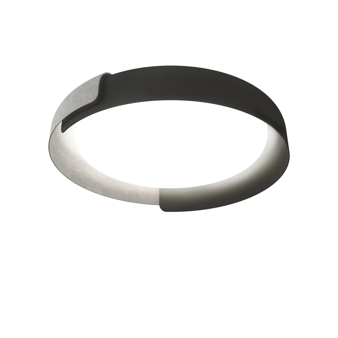 Dala Plafond Dark Grey/Concrete - KDLN - Vardagsrum - Design - Metall - Rund