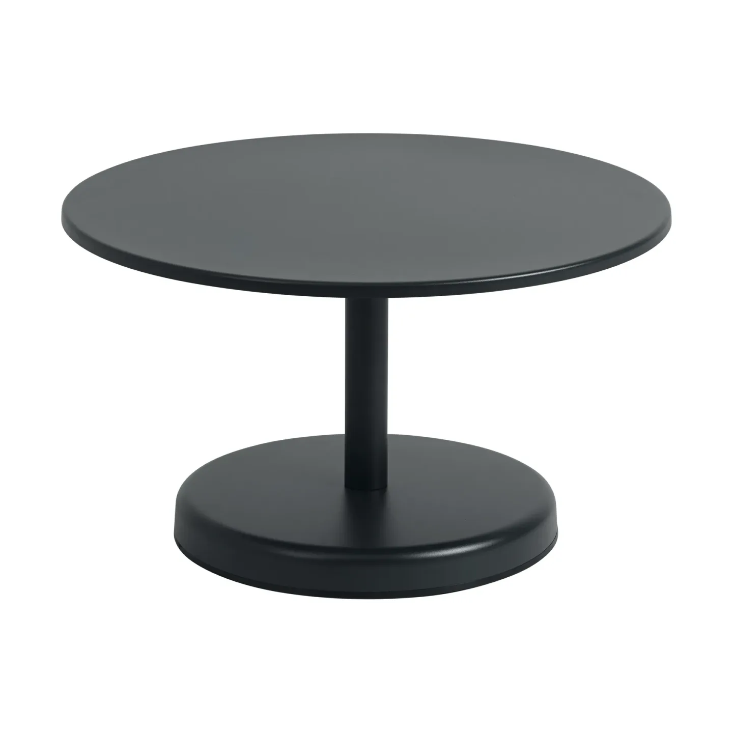 Muuto Linear Steel Couchtisch Anthracite black, Ø70x40 cm