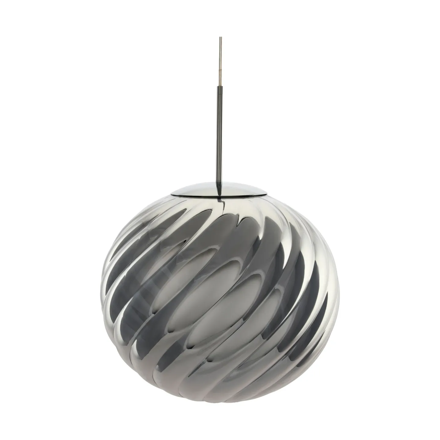 Tom Dixon Whirl Pendelleuchte Ø45 cm Silber