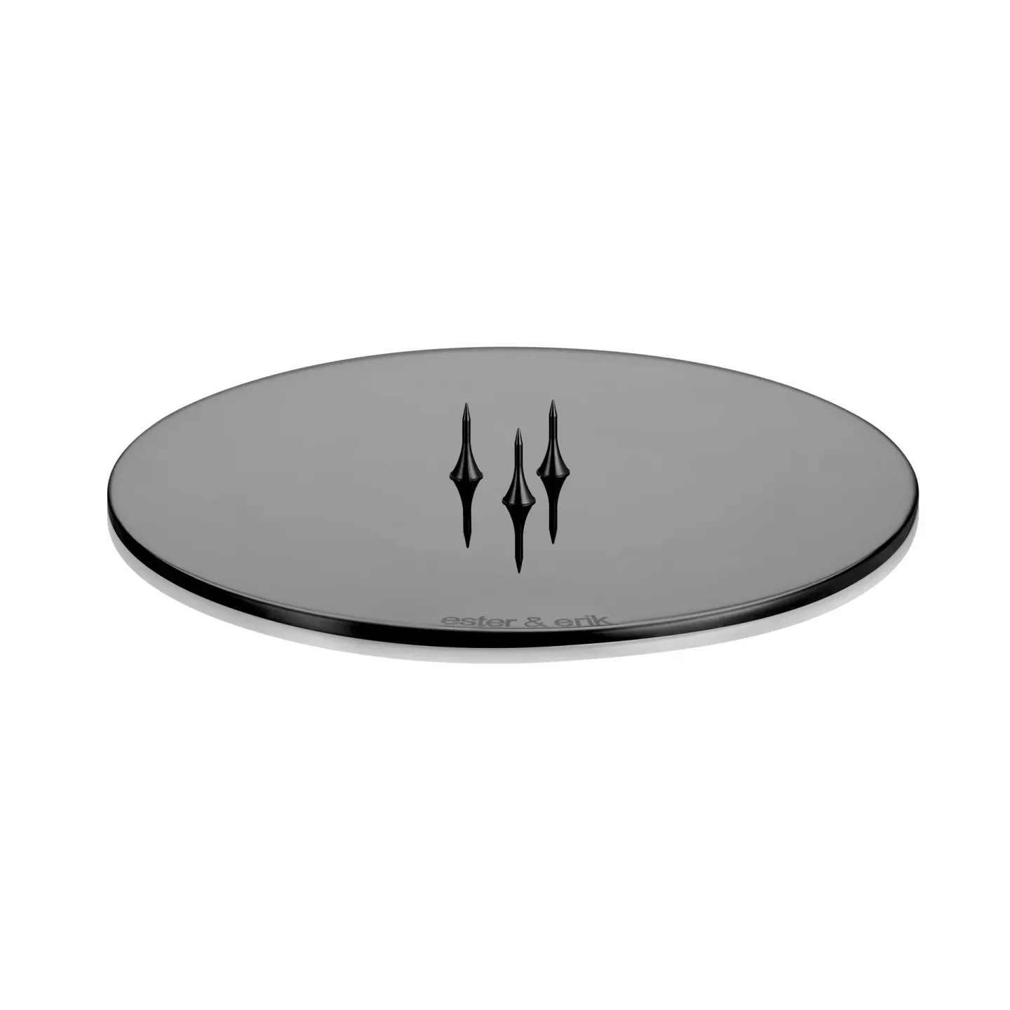 ester & erik ester & erik ljusfat Ø12 cm blank Svart