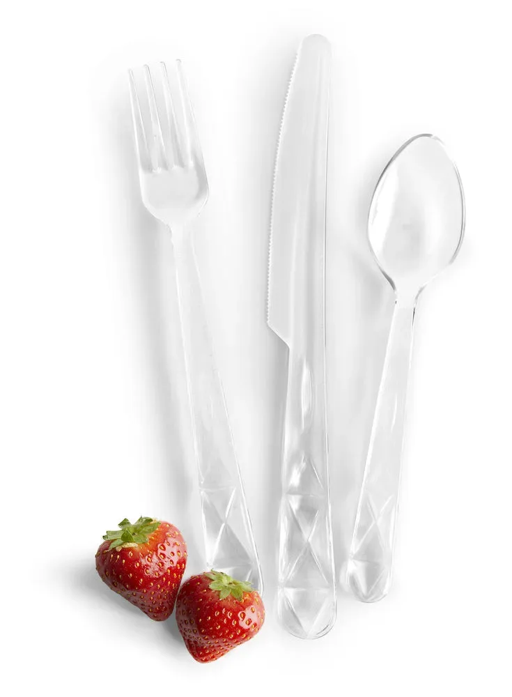 Sagaform Picknick Juni bestickset 12 delar Transparent