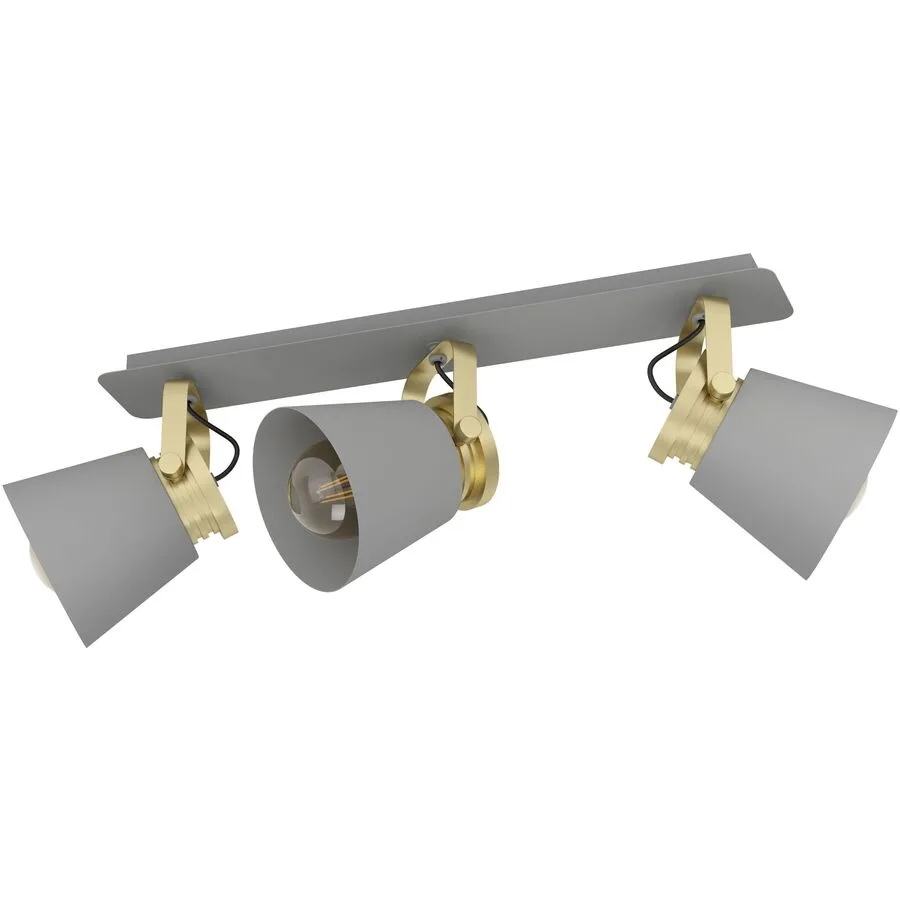 Eglo Spot Twicken Gold/Grau Stahl 20.5 cm 17.5 cm
