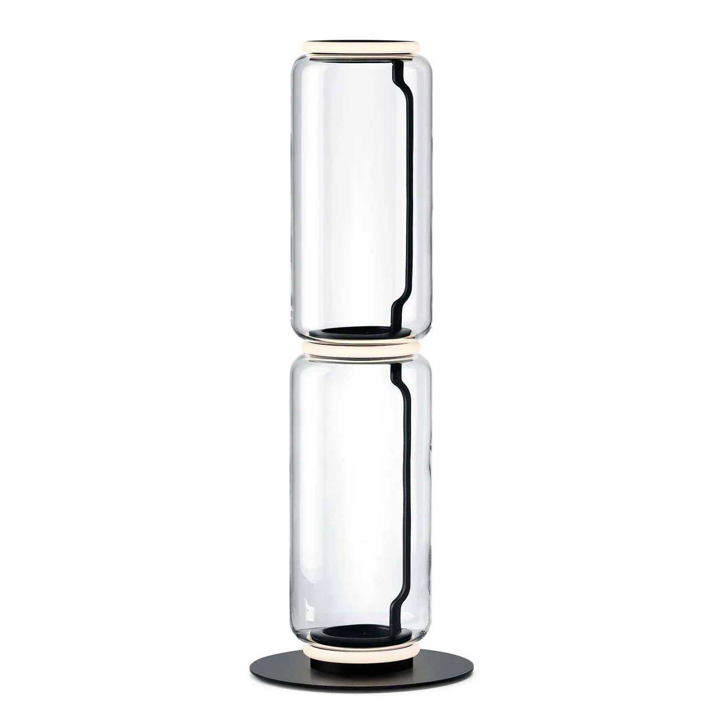 Noctambule F2 Stehleuchte High Cylinder - Flos - Wohnzimmer - Design - Glas - Mehrflammig