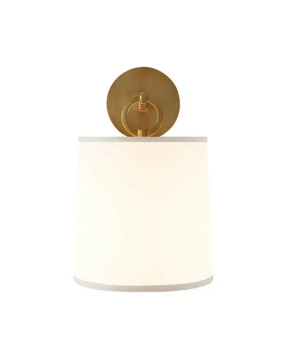 French Cuff Sconce Soft Brass
