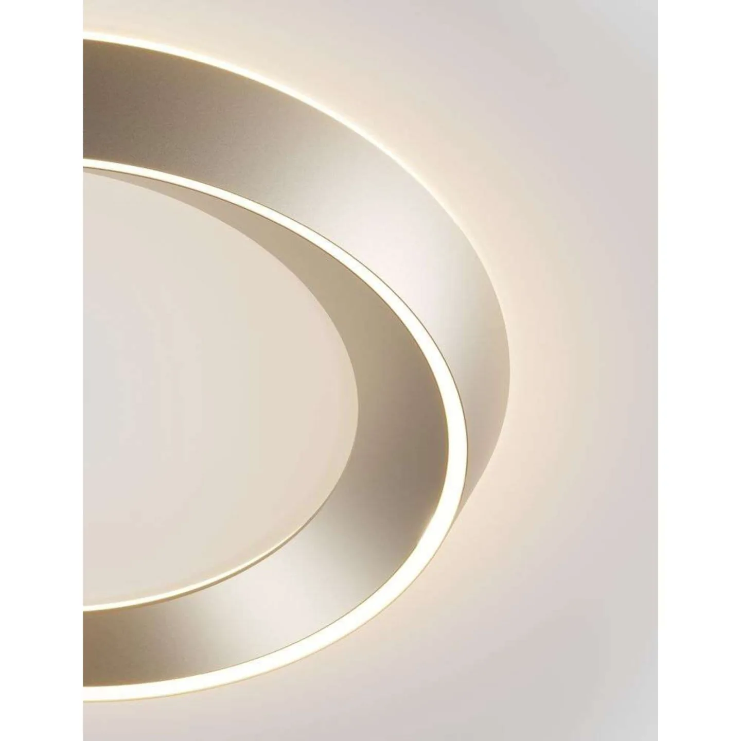 Tidal 60 Plafond 2700K Matt Gyllene - Lodes - Sovrum - Aluminium - Ring
