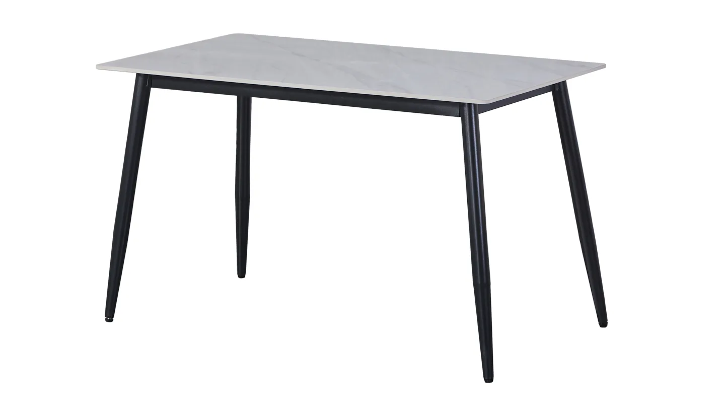 Esstisch 120 x 70 cm Keramik grau - MAROLKA