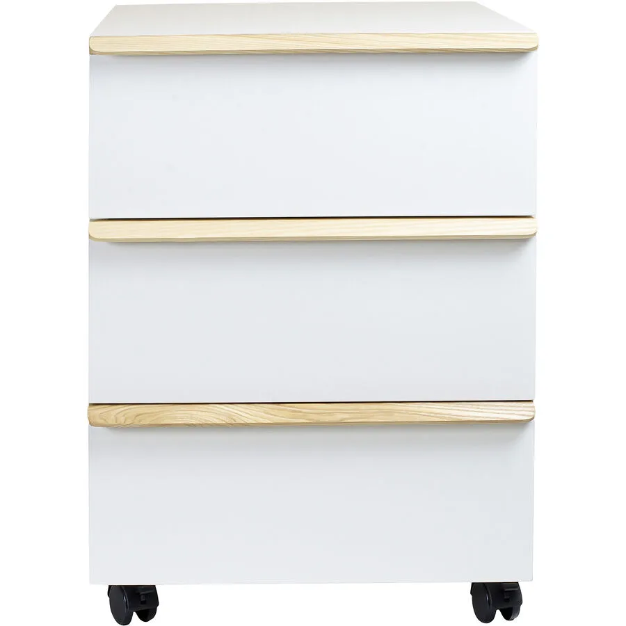Rollcontainer Lale weiss Holz B 41.5 H 57 cm