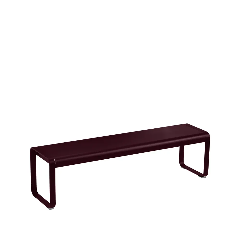 Fermob Bellevie bänk Black cherry (vinröd)