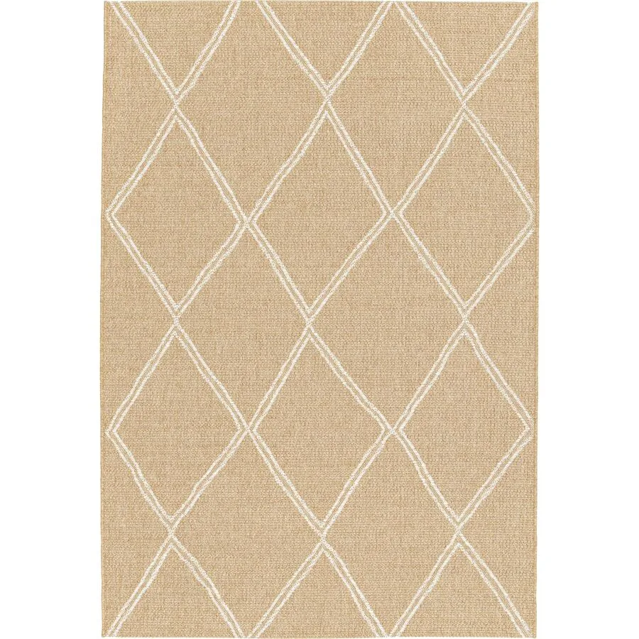 Teppich Sano natur Symmetrie Polypropylen 80 x 150 cm