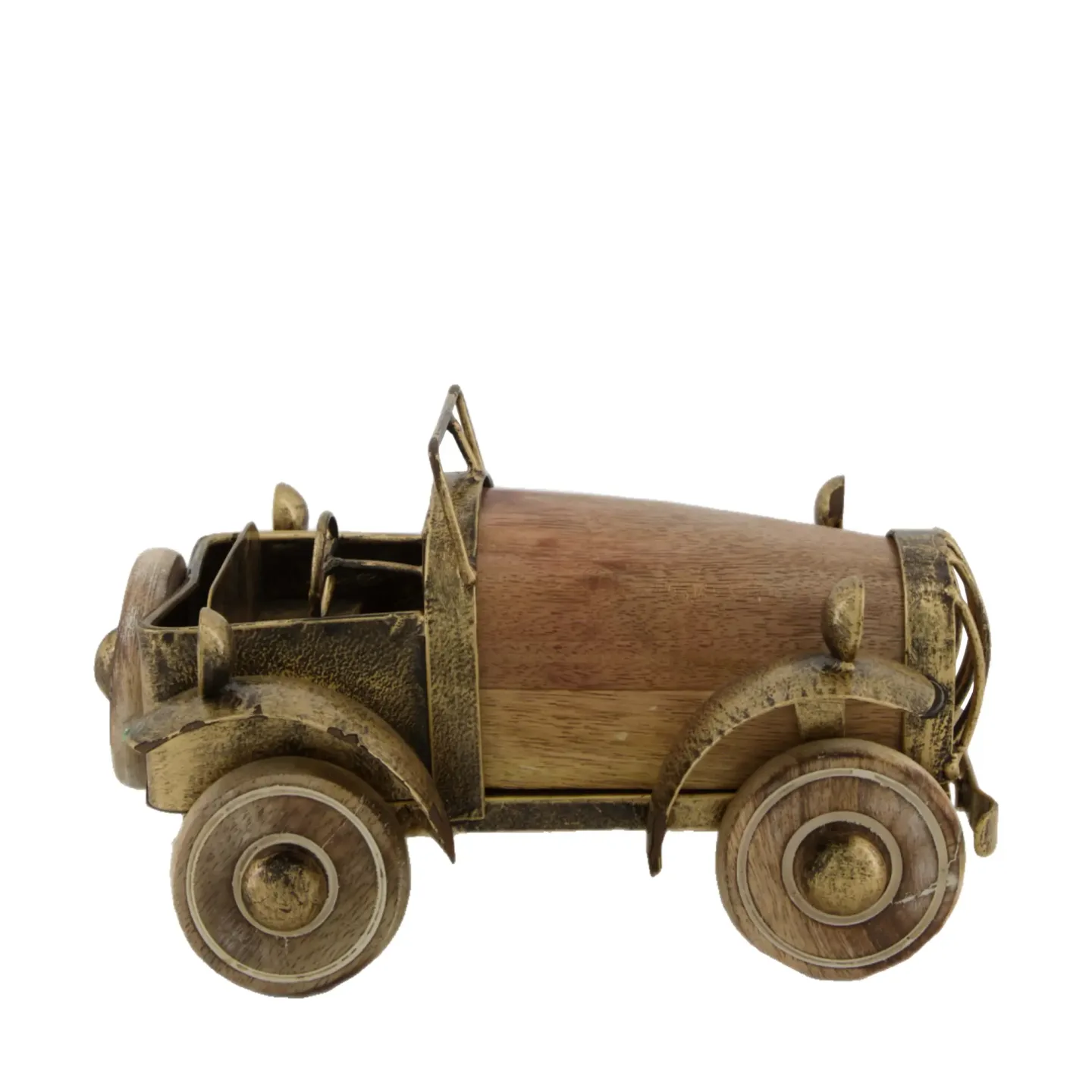 Decofinder Figur Auto, Antik-Gold H: 15 cm | Schubiger Möbel