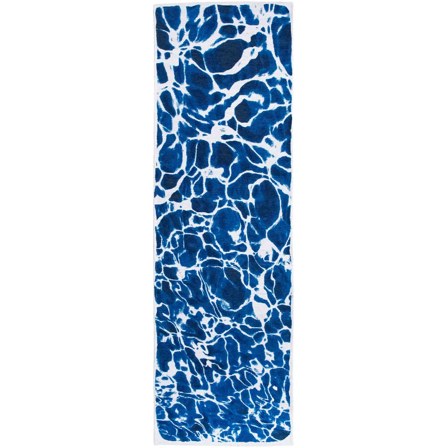 Teppich Swim Blau Polyester 80 cm 250 cm