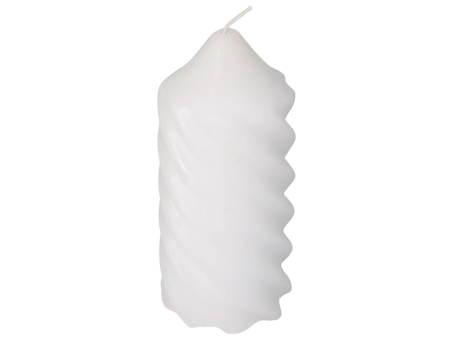 Kersten Kerze Spirale Weiss H: 15 cm | Schubiger Möbel