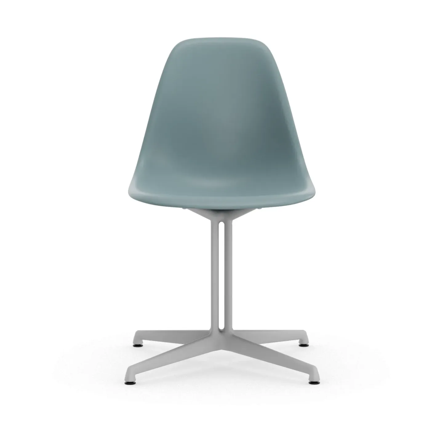 Vitra Eames Plastic Side Chair RE La Fonda base 23 ice grey-04 white powder coated