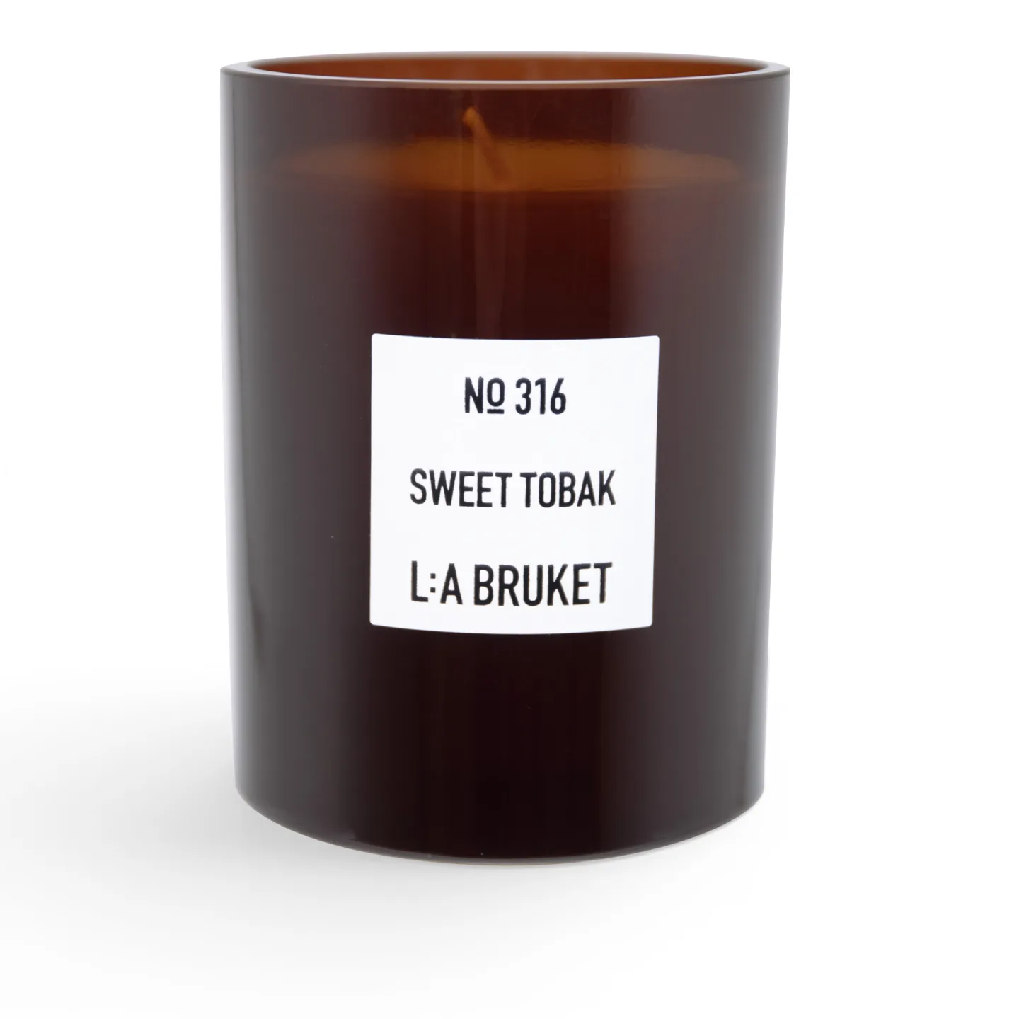 L:a Bruket - 316 Candle Sweet Tobak 260 g - Doftljus - Glas