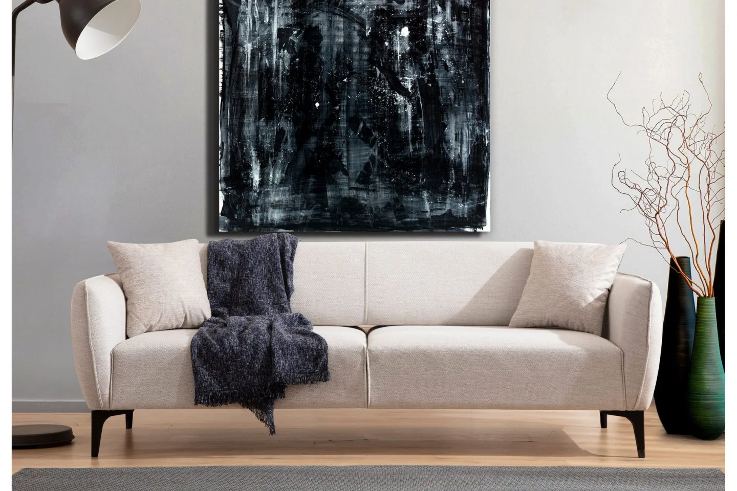 Rossland Soffa 3-sits - Vit