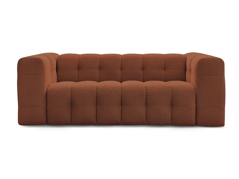 3er Sofa BOBOCHIC CLOUD Stoff orange