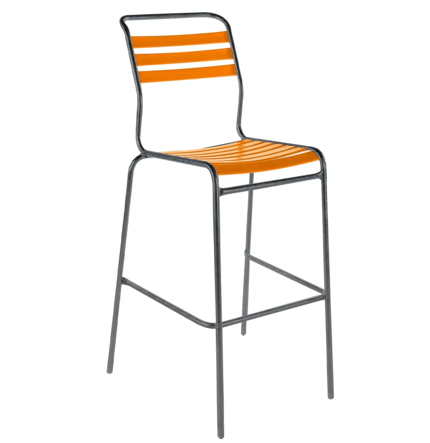 Schaffner Bar-Lättlistuhl Säntis Orange | Schubiger Möbel