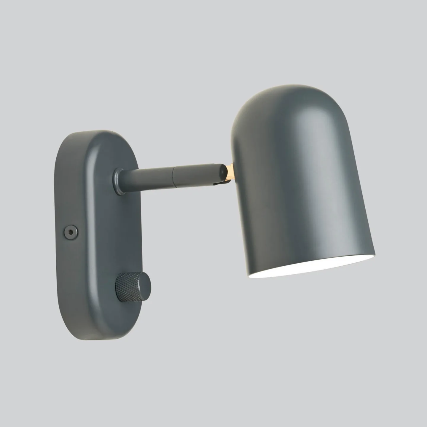 Wandleuchte Buddy wall anthrazit - Northern - Wohnzimmer - Skandinavisch - Metall - Einflammig