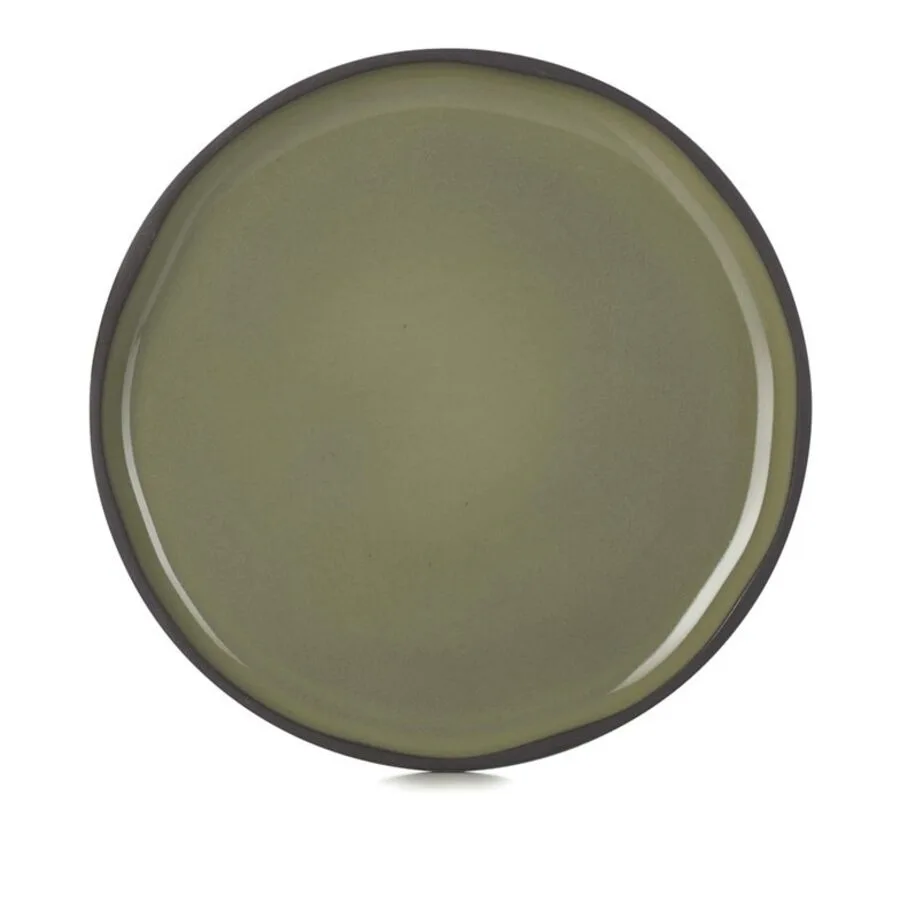 Revol Dessertteller Caractère Lindengrün Porzellan D 15 cm 1 Stk
