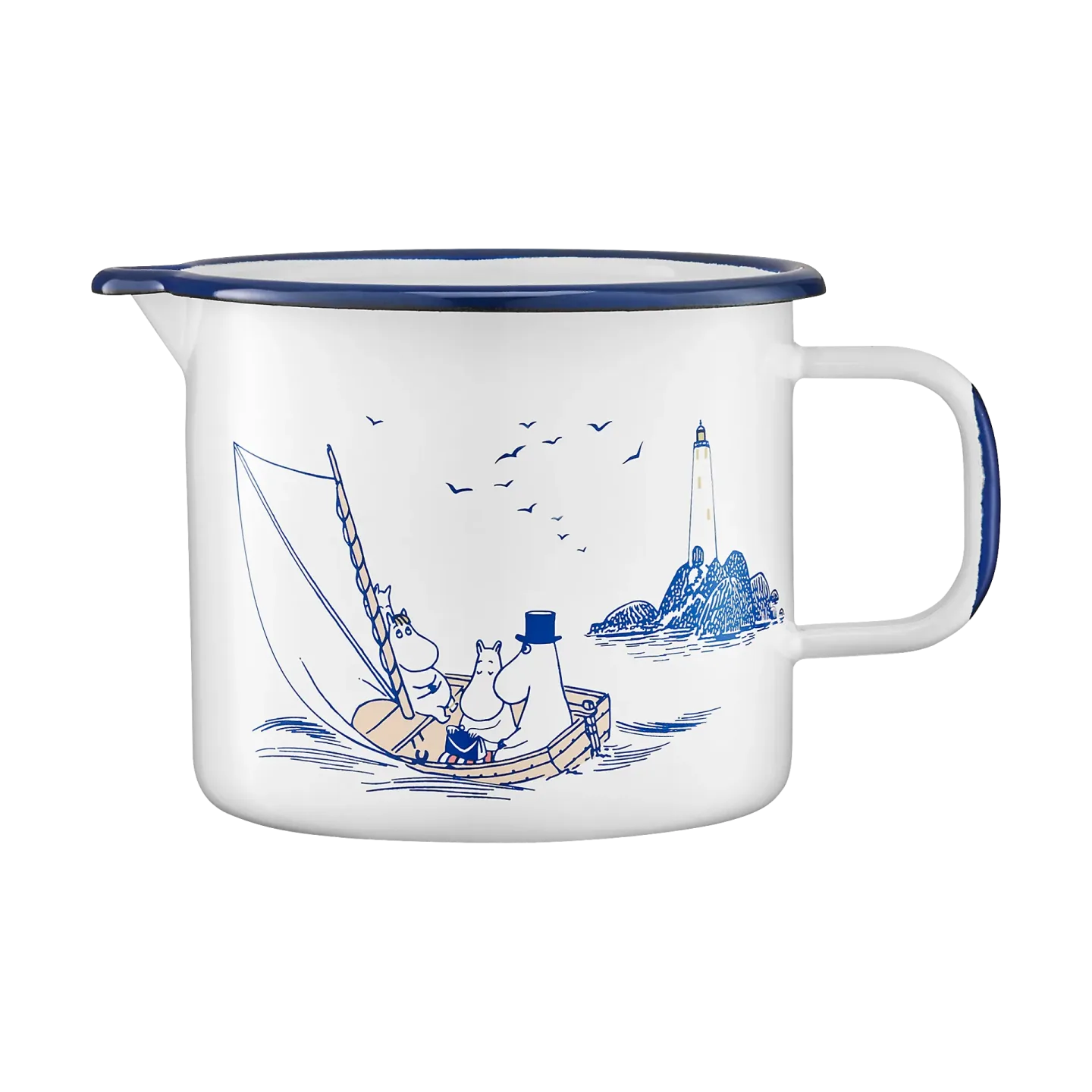 Muurla Mumin Emaillekanne 1,3L Sailors
