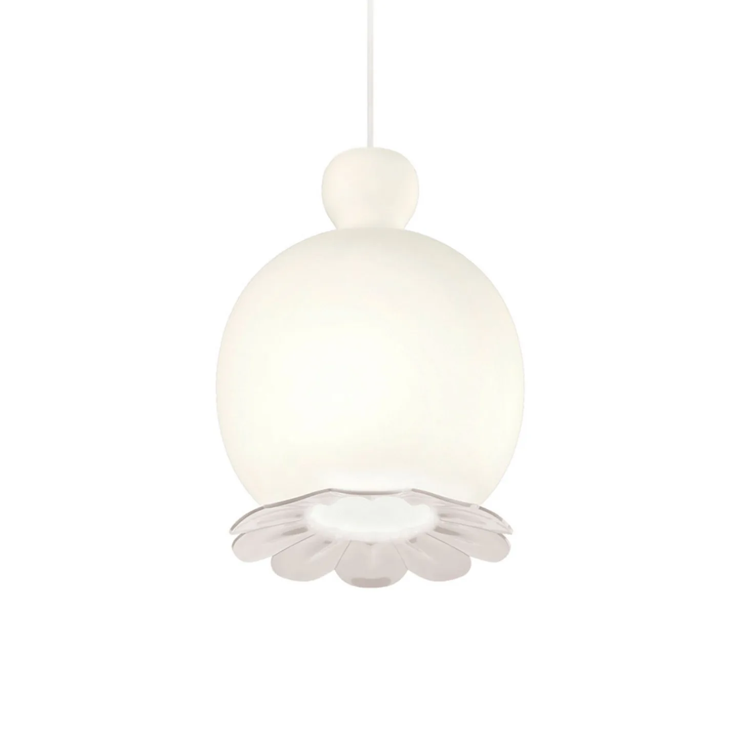 Opyo Pendel White - KDLN - Stue - Design - Glass - Med en lyskilde