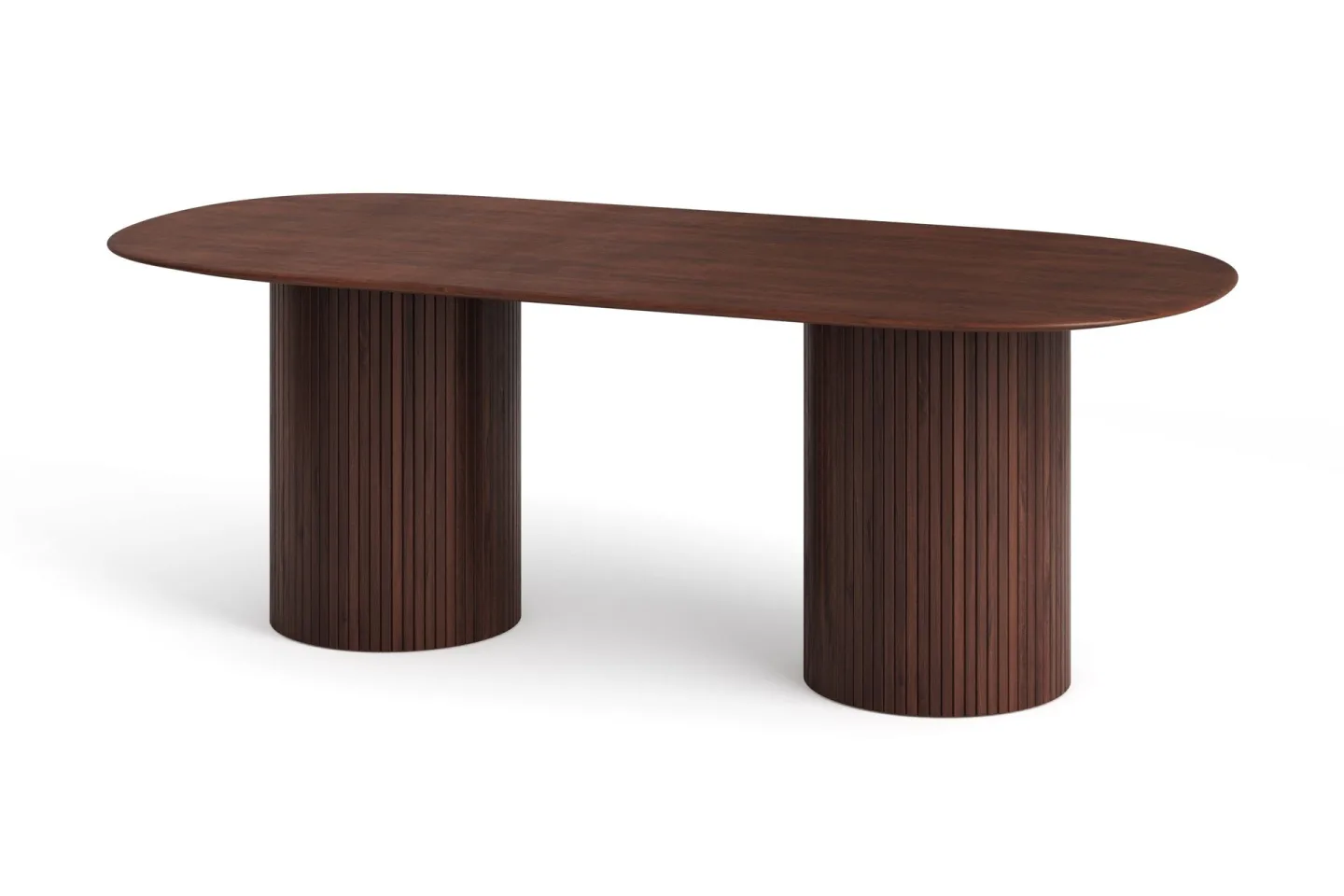 Kopparbo Matbord Oval 220x100 cm Fanér - Valnöt