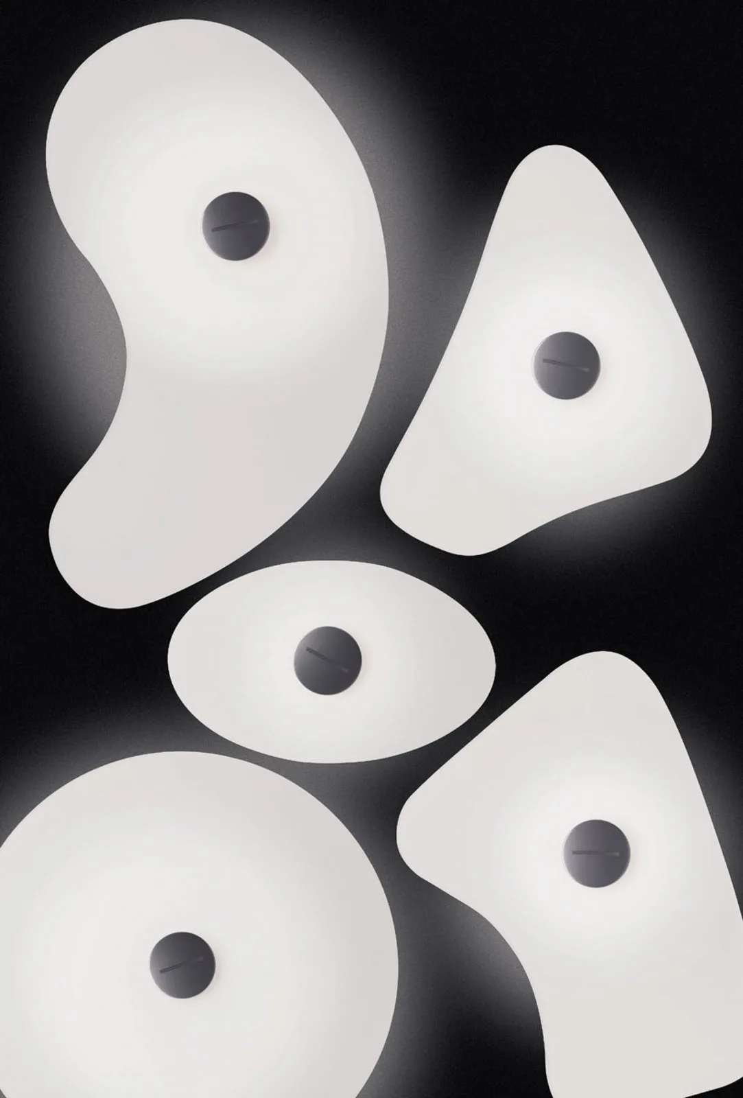 Bit 3 Væglampe Hvid - Foscarini - Stue - Glas