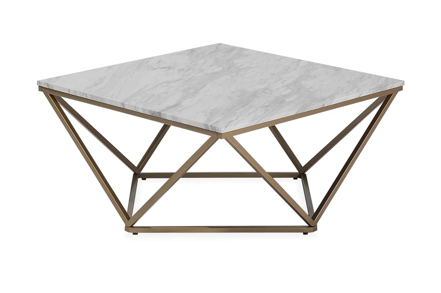 Malibu Soffbord 80 cm - Vit