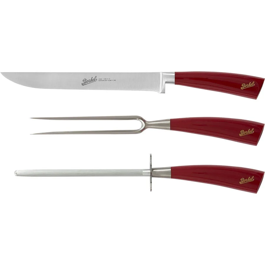 Berkel Messer-Set Elegance rot Stahl