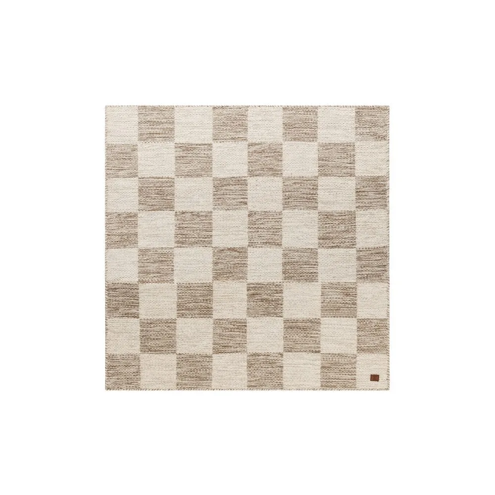 Ullmatta Chessie Kvadrat - 300x300 cm, Mörklinne