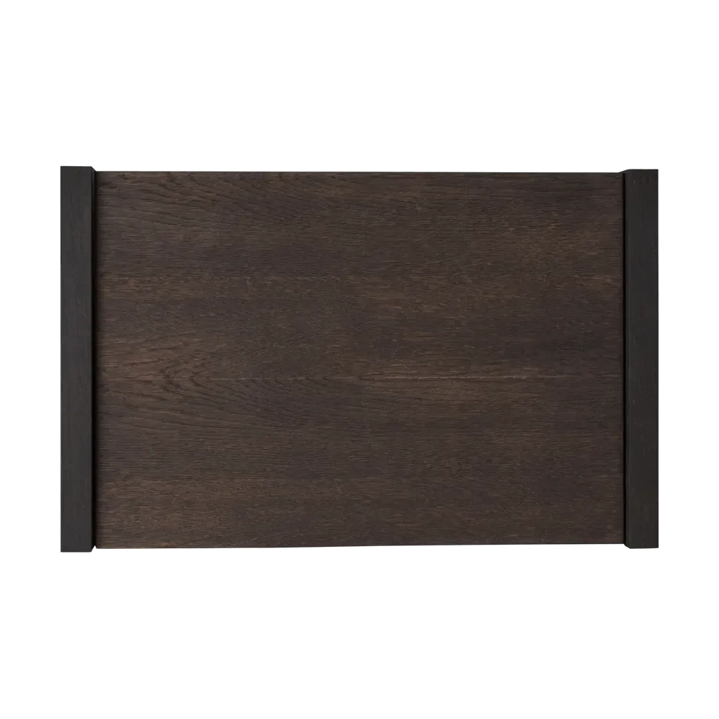 Ferm Living Kona Bücherregal-Schrankeinsatz Dark Stained