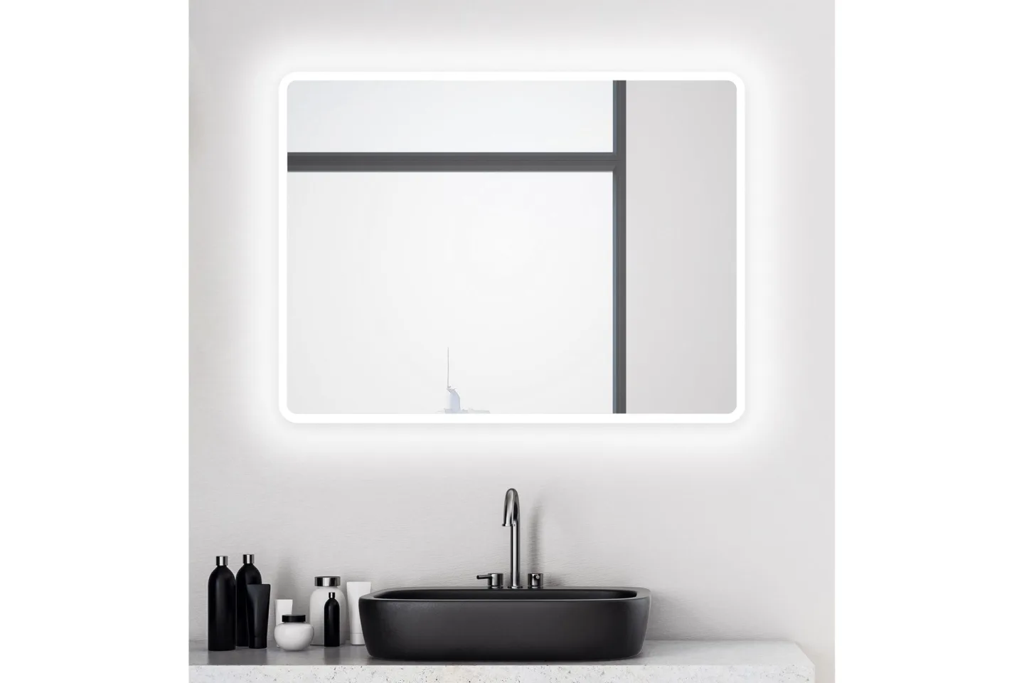 Dalkarl Spegel 80x60 cm - Silver
