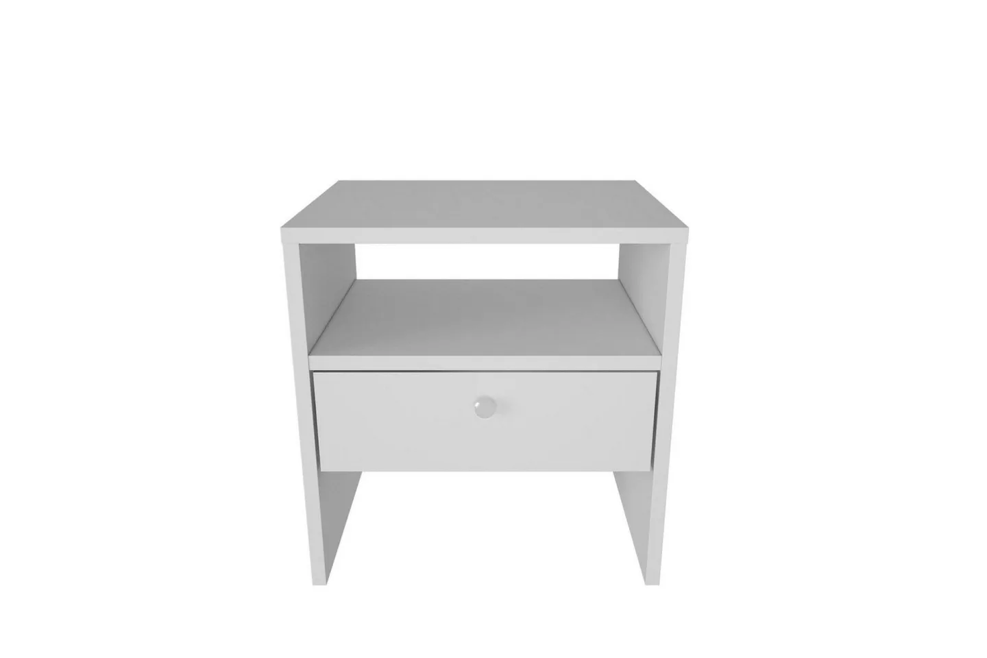 Berriaren Sängbord 45 cm - Vit