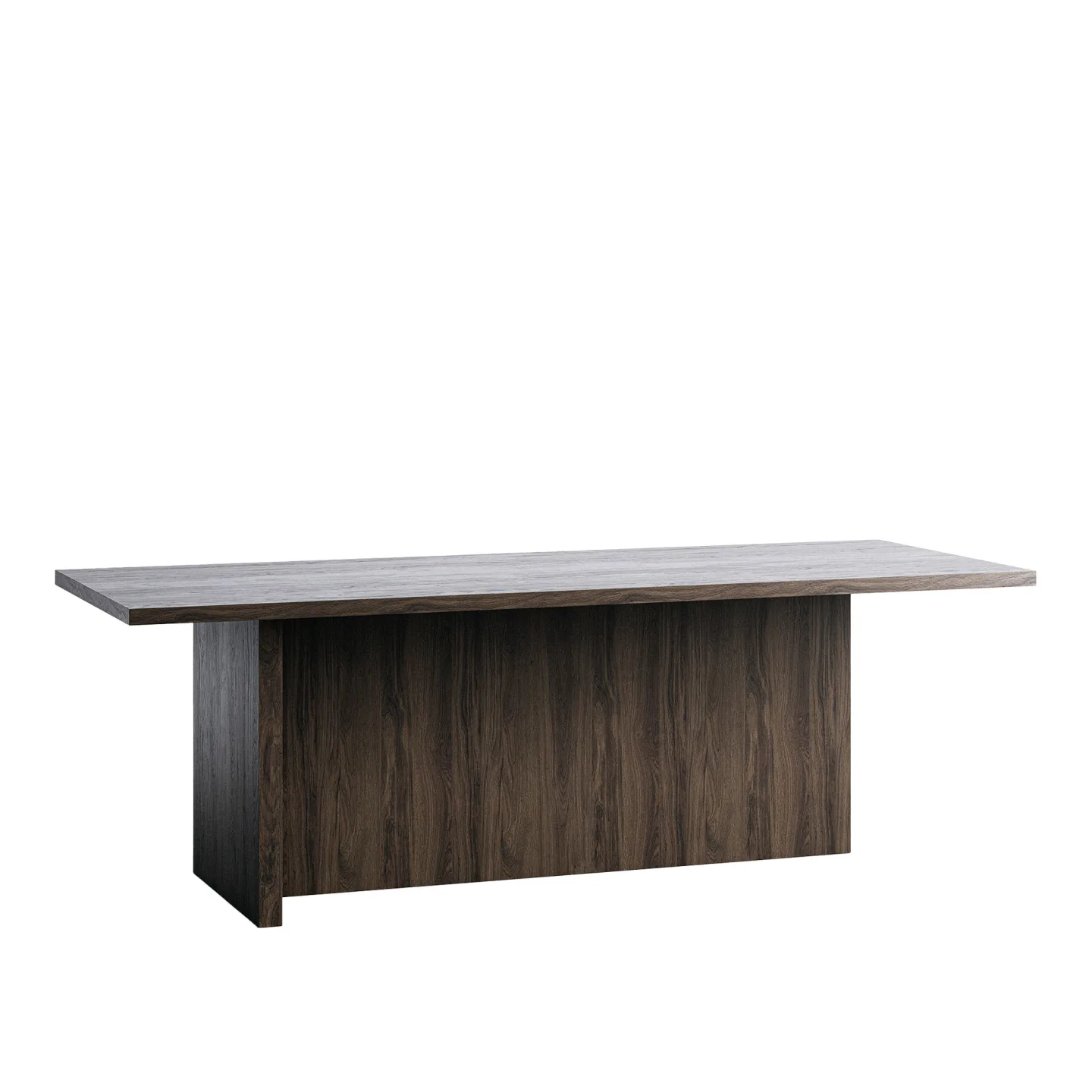 Länna - L.A. Rectangular Dining Table L220 Dark Oak - Matbord - Lotta Agaton - Brun - Trä