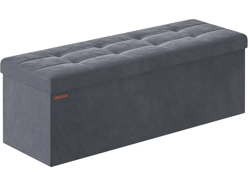 Bettkasten SONGMICS TRUNK Samt grau