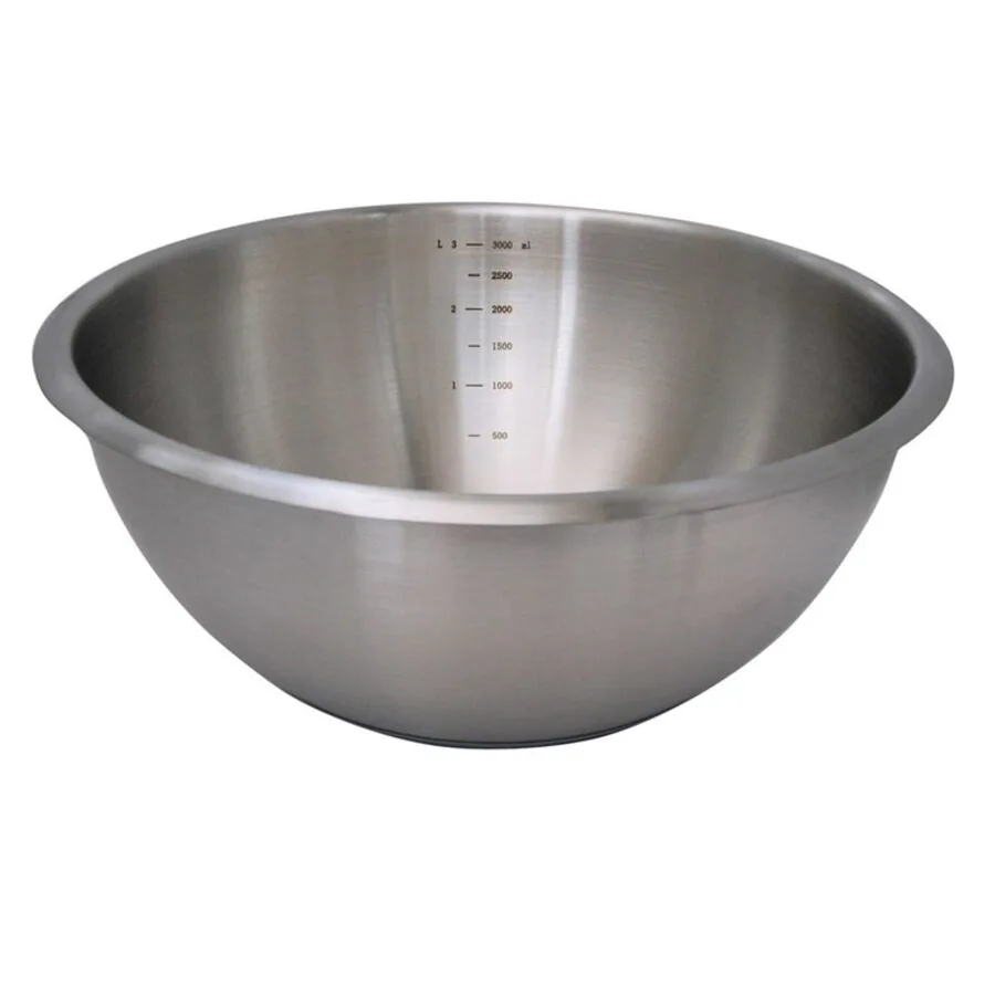 Schüssel de Buyer Edelstahl Edelstahl/Silikon D 24 cm 3.6 l