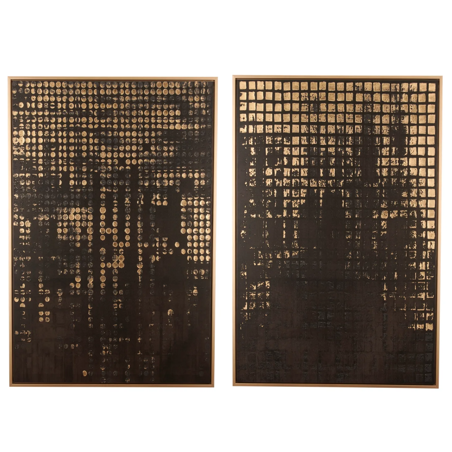 Gasper Bilder Wall Art Black Gold, Schwarz | Schubiger Möbel