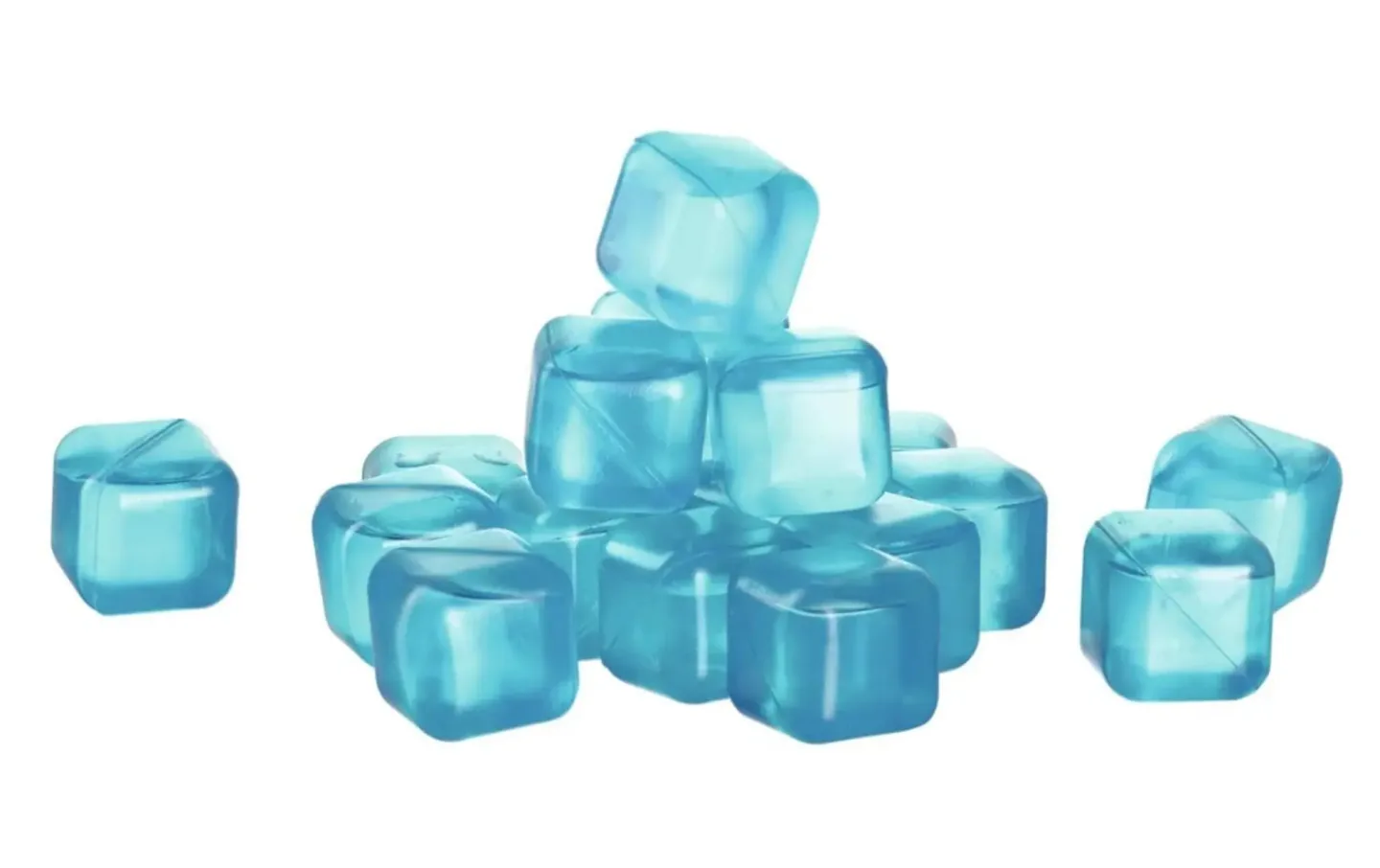 Alltron Eiswürfel Fresco, 18 Stück, Blau Transparent | Schubiger Möbel