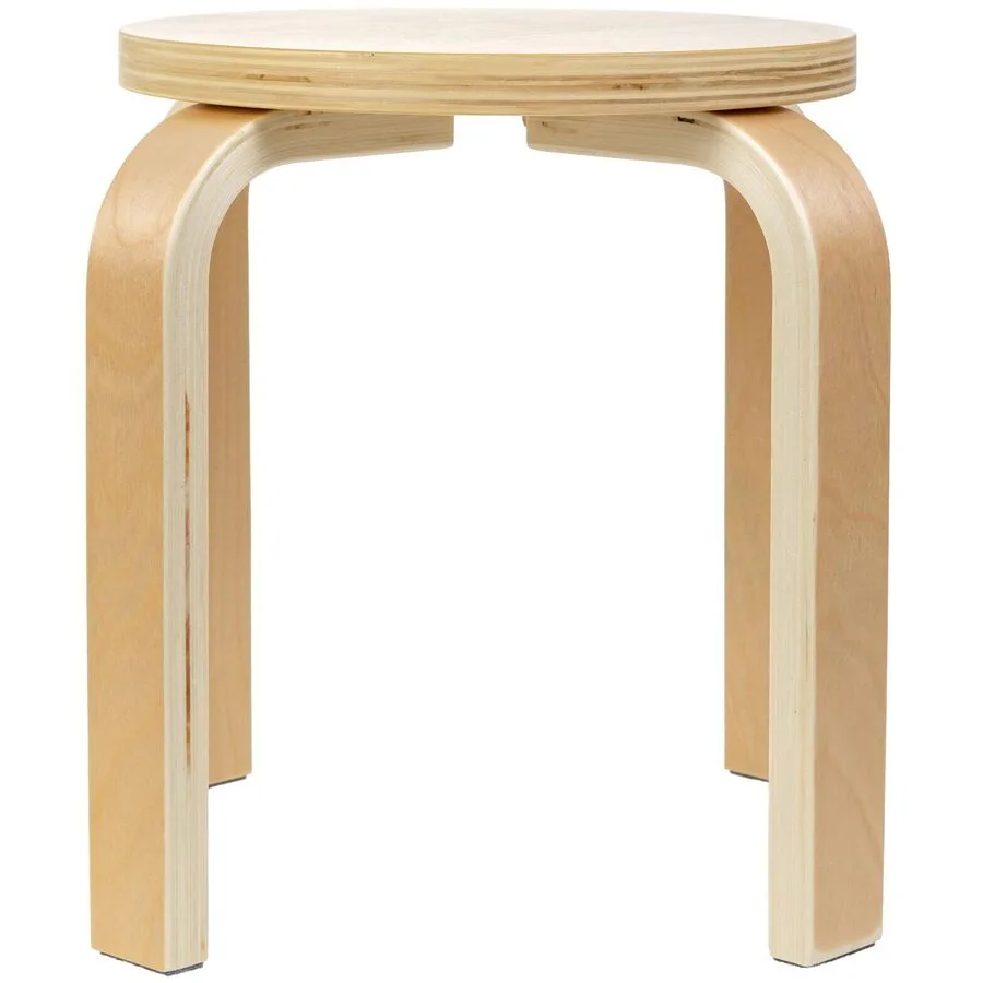 Hocker COCON Braun Birkenfurnier B 35 H 30 cm