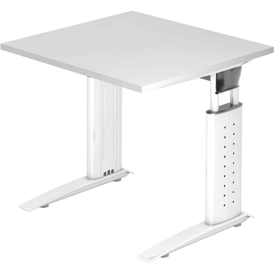 Schreibtisch Office weiss Holzwerkstoff B 80 T 80 cm