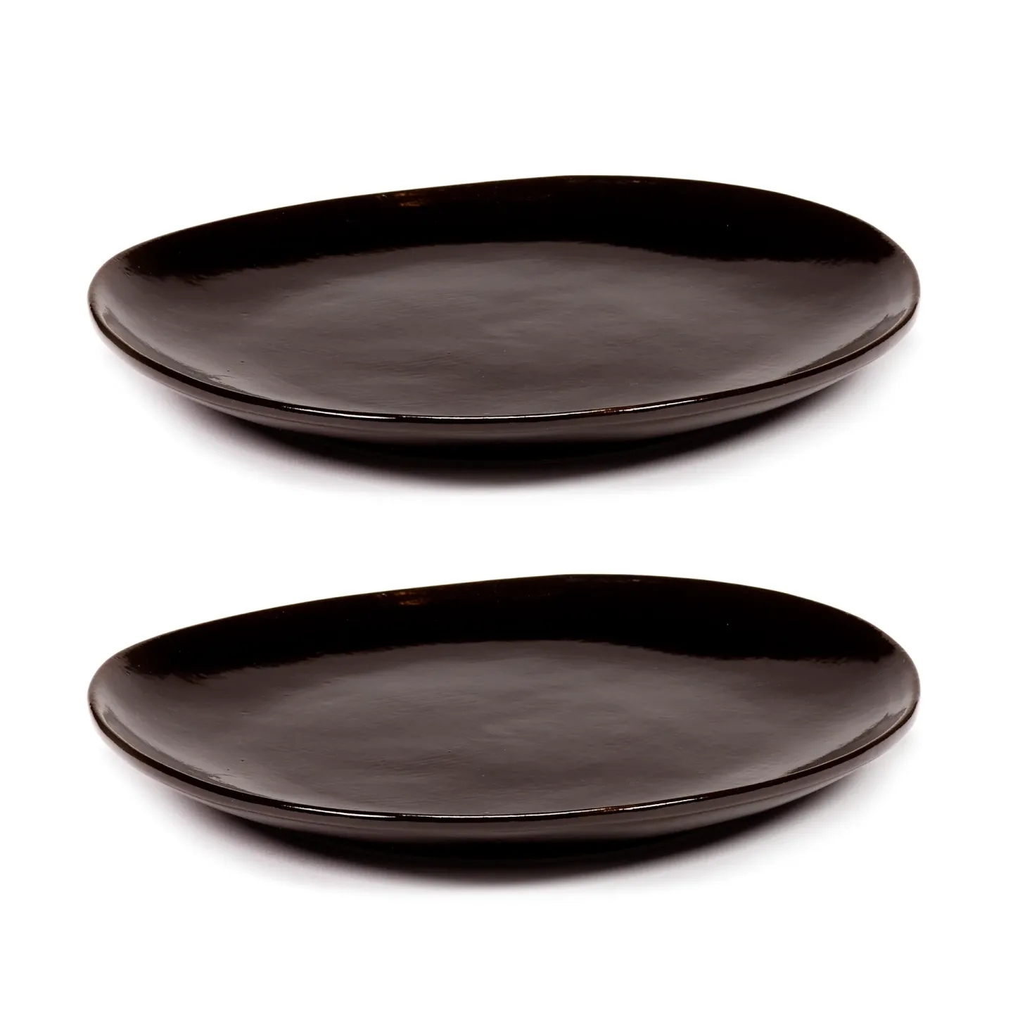 Serax La Mère Teller M Ø20 cm 2er-Pack Dark brown