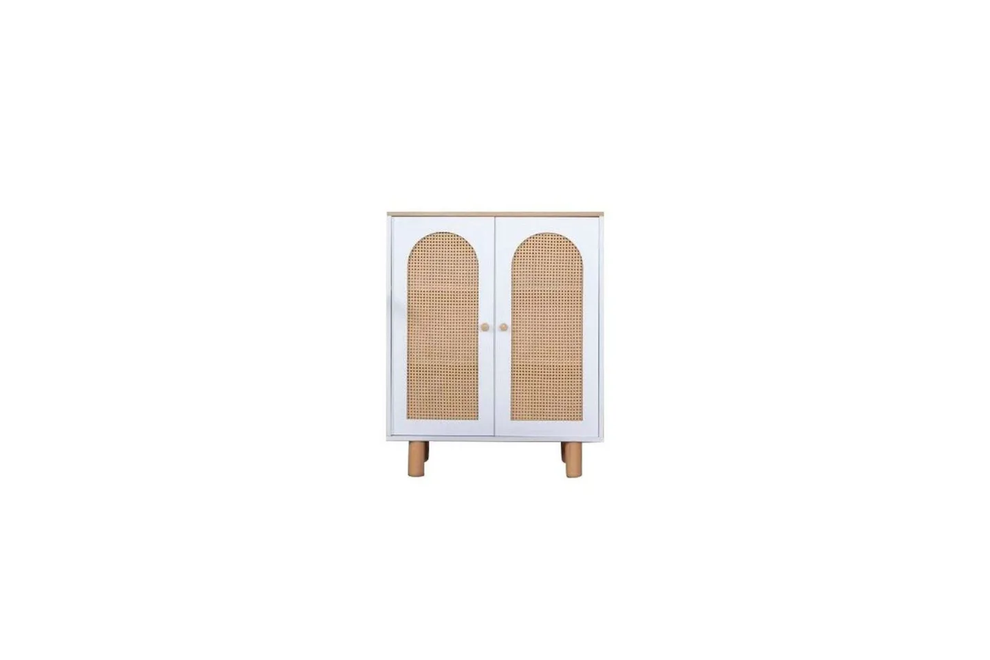 Sideboard Terra Vit / Ek - Natur/Vit